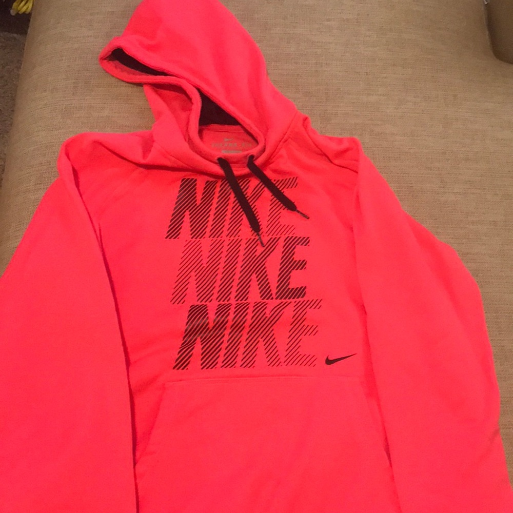 Nike Ladies pink and black sweatshirt